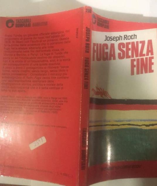 Fuga senza fine - Joseph Roth - copertina
