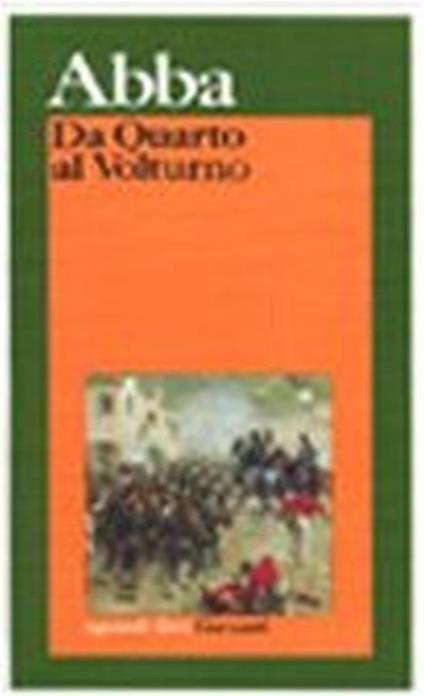 Da Quarto al Volturno - Giuseppe Cesare Abba - copertina