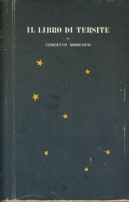 Il libro di Tersite - Concetto Marchesi - copertina