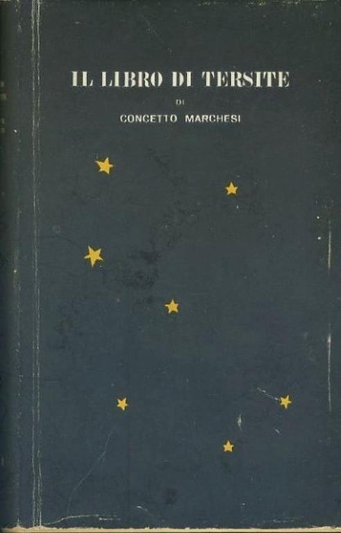 Il libro di Tersite - Concetto Marchesi - copertina