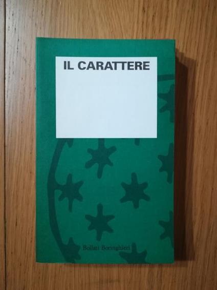 Il carattere - copertina