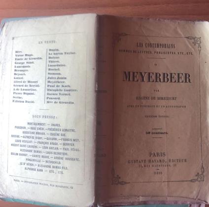 Meyerbeer - copertina