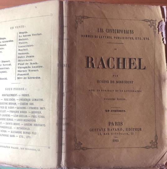 Rachel - copertina