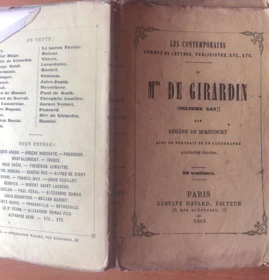 M. De Girardine - copertina