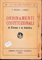 Ordinamenti Costituzionali in Europa e in America