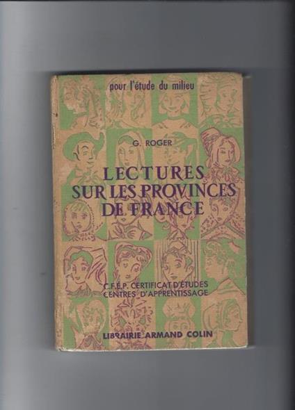 Lectures sur les provinces de France - copertina