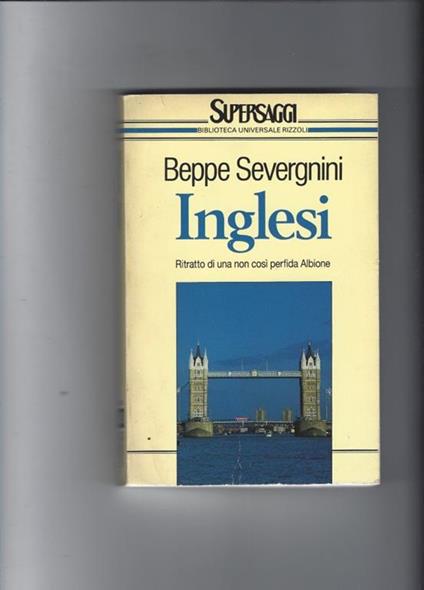 Inglesi - Beppe Severgnini - copertina