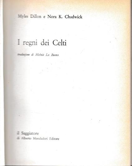 I regni dei Celti - copertina