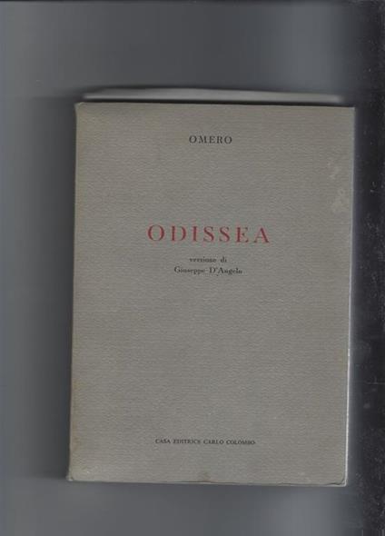 Odissea - Omero - copertina