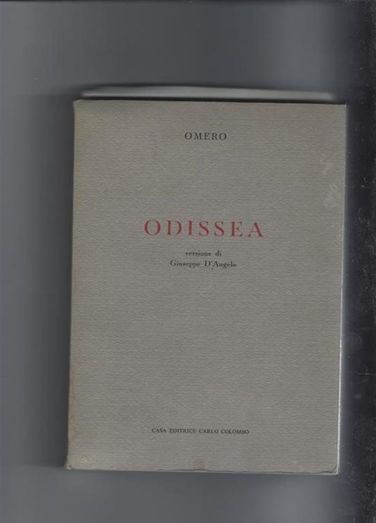 Odissea - Omero - copertina