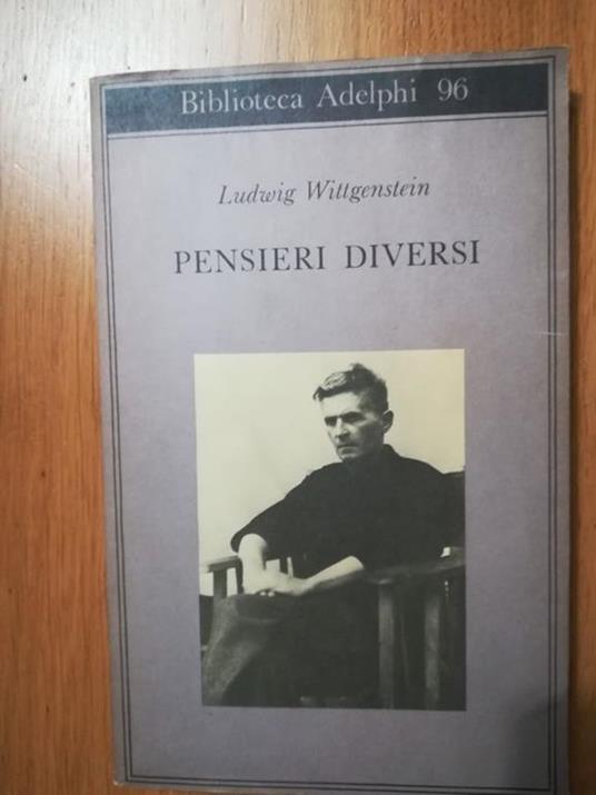 Pensieri diversi - Ludwig Wittgenstein - copertina