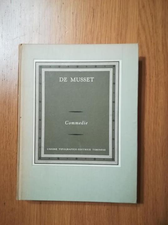 Commedie - Alfred de Musset - copertina