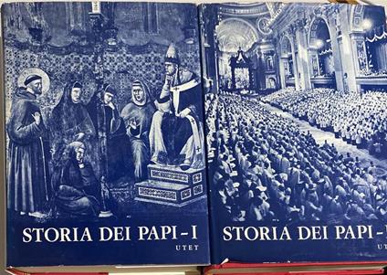 Storia dei papi volume 1 e 2 - Carlo Castiglioni - copertina