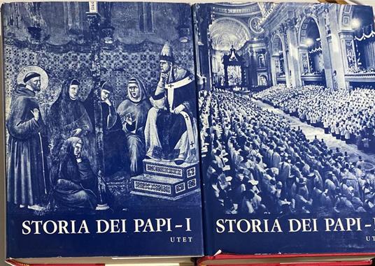 Storia dei papi volume 1 e 2 - Carlo Castiglioni - copertina