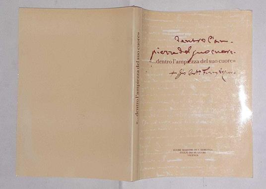 ...dentro l'ampiezza del suo cuore - copertina