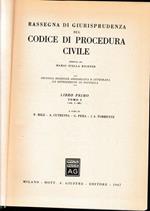 Rassegna di Giurisprudenza sul Codice di Procedura Civile. Libro primo, tomo I, art. 1-68