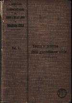 Commentario del Codice e delle Leggi di Procedura Civile, vol. 1°