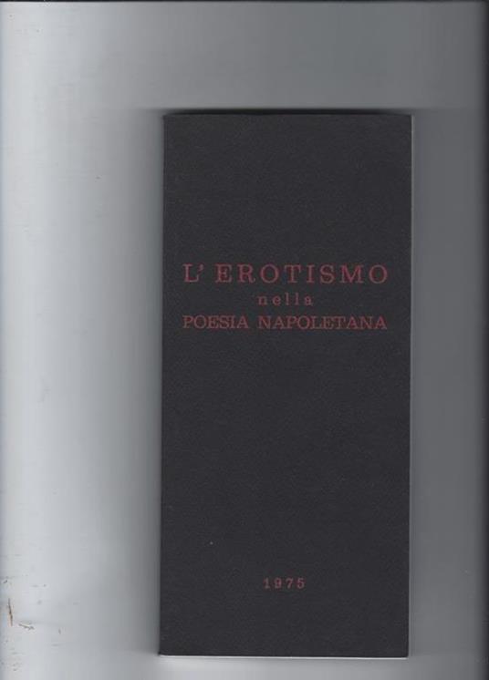 L' erotismo nella poesia napoletana - copertina
