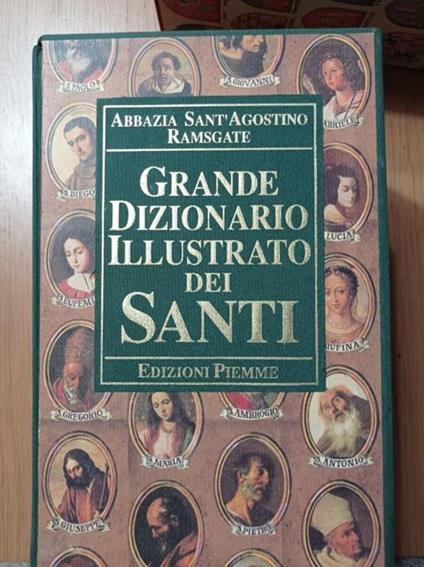 Grande dizionario illustrato dei Santi - copertina