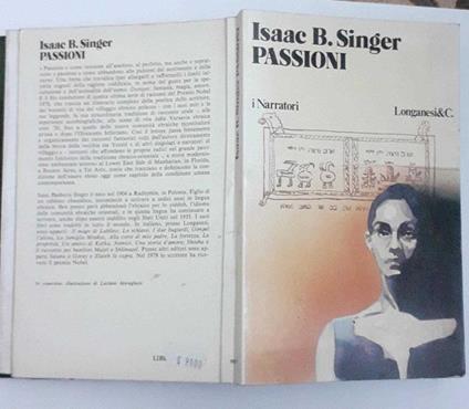 Passioni - Isaac Bashevis Singer - copertina