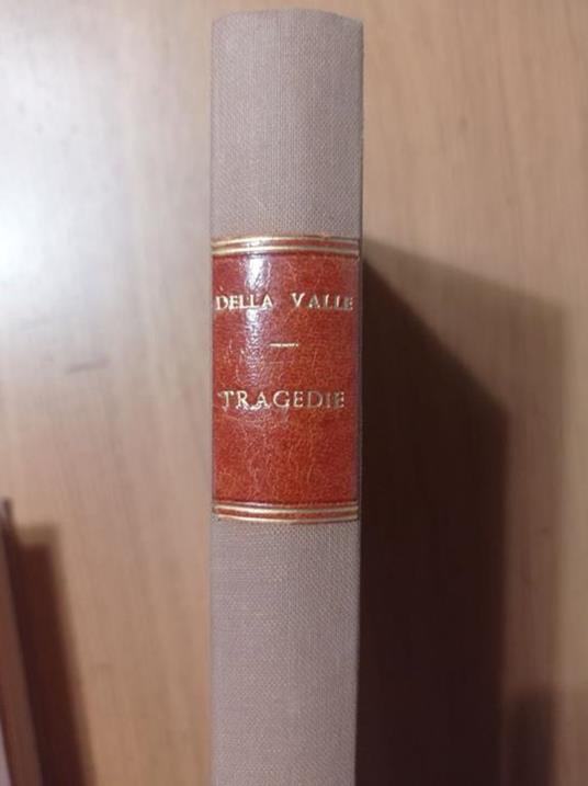 Tragedie - F. Della Valle - copertina