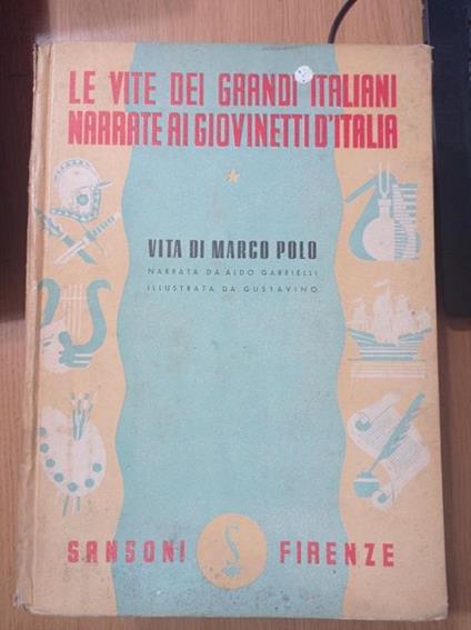 Vita di Marco Polo - A. Gabrielli - copertina