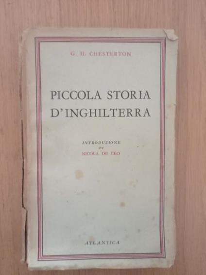 Piccola storia d'inghilterra - copertina