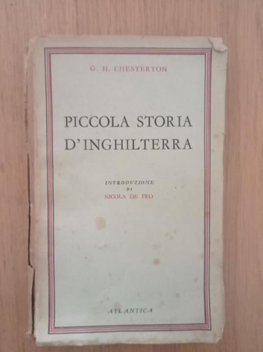 Piccola storia d'inghilterra - copertina