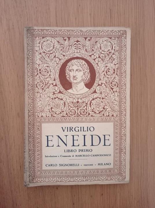 Eneide libro primo - Virgilio - copertina