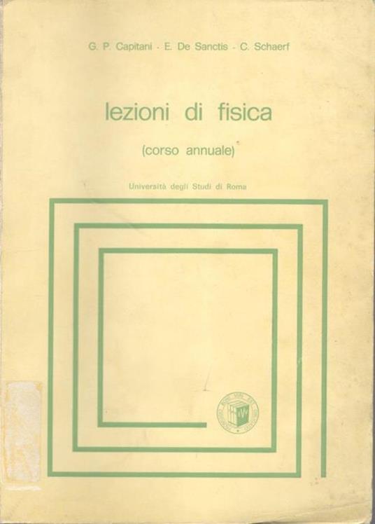 Lezioni di fisica (corso annuale) - copertina