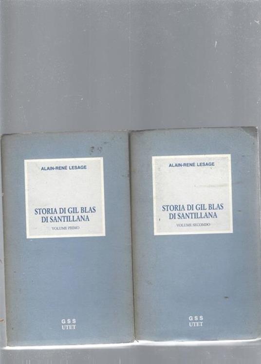 Storia di Gil Blas di Santillana vol I, II - copertina
