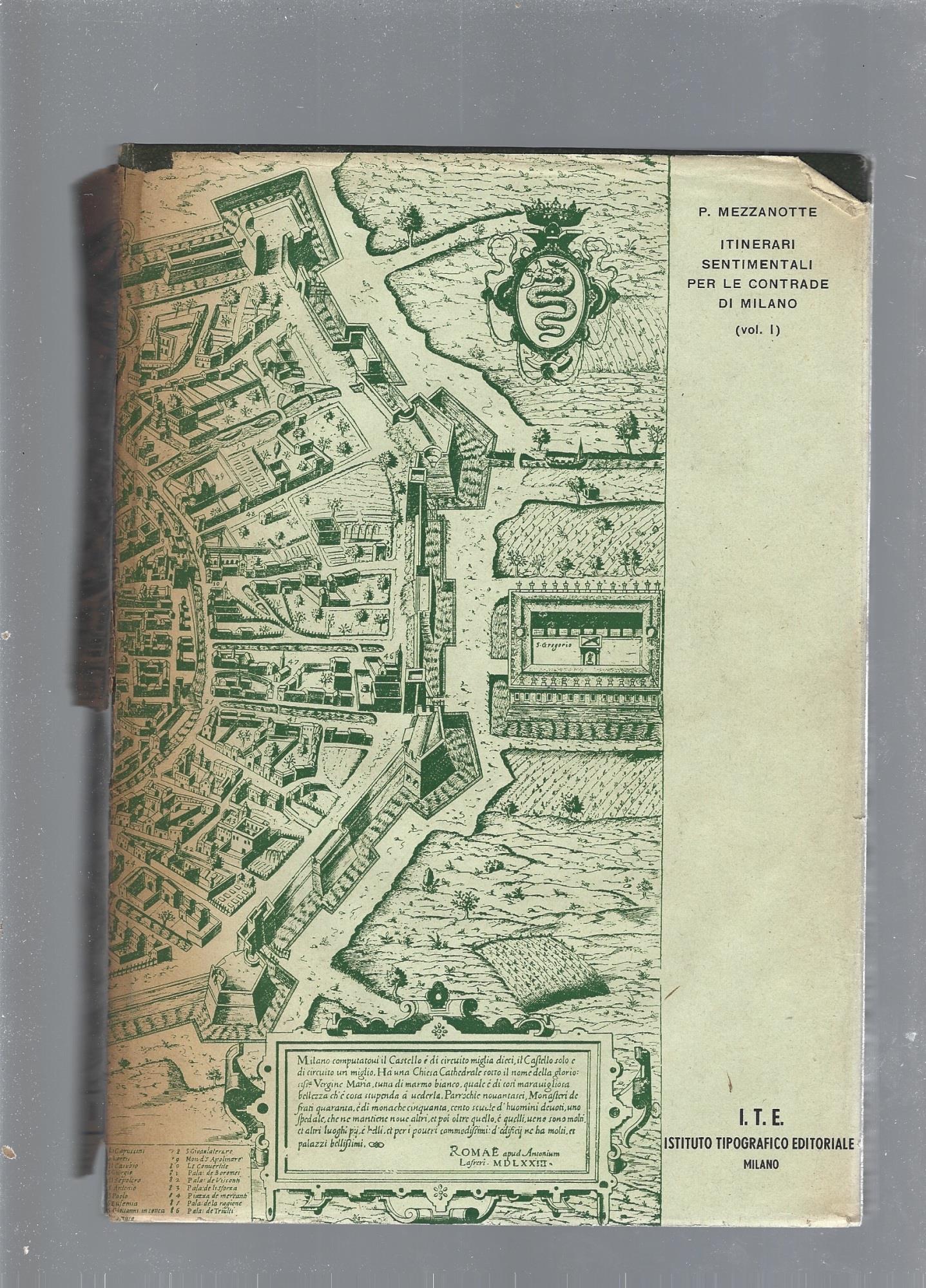 Itinerari sentimentali per le contrade di Milano vol. I, II, III, IV