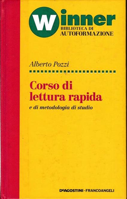 Corso di lettura rapida - Alberto Pozzi - copertina