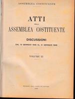 Atti della Assemblea Costituente. Discussioni dal12 Gennaio 1948 al 31 Gennaio 1948, vol. XI°