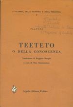Teeteto o della conoscenza