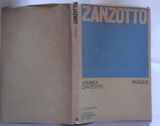 Pasque - Andrea Zanzotto - copertina