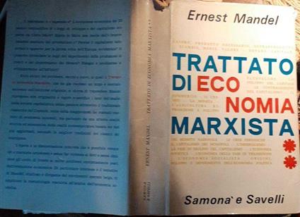 Trattato di economia Marxista. Volume secondo - Ernest Mandel - copertina