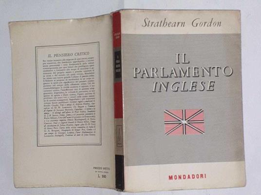 Il parlamento inglese - Strathearn Gordon - copertina