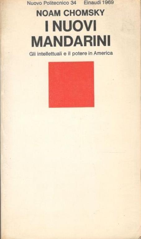 I nuovi mandarini - Noam Chomsky - copertina
