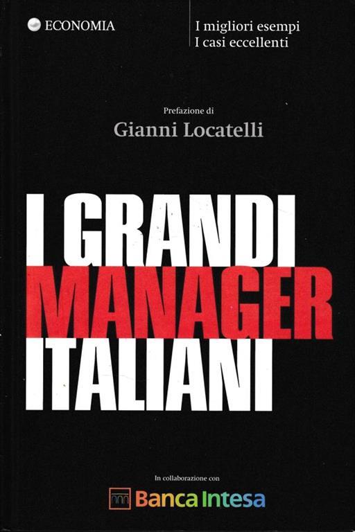 I grandi manager italiani - copertina