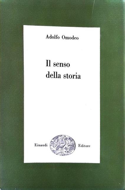 Il senso della storia - Adolfo Omodeo - copertina