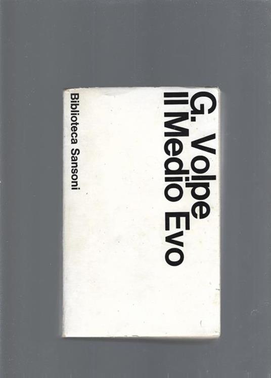 Il Medio Evo - G. Antonio Volpi - copertina
