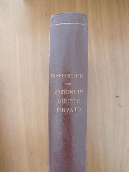 Nozioni di diritto privato - copertina