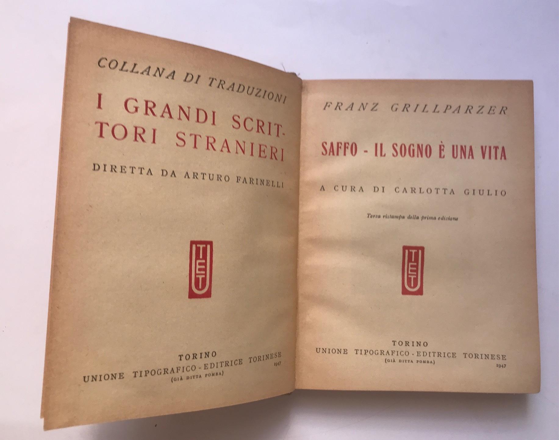Saffo - Il sogno è una vita