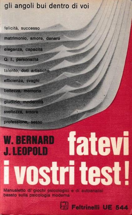 Fatevi i vostri test! - D. Bernard - copertina