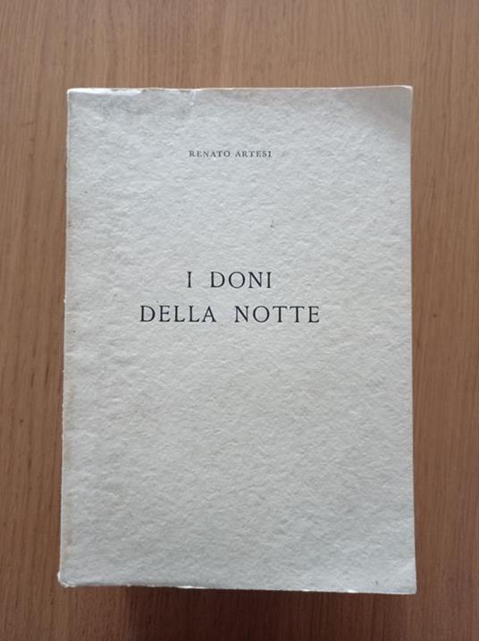 I doni della notte - Renato Artesi - copertina