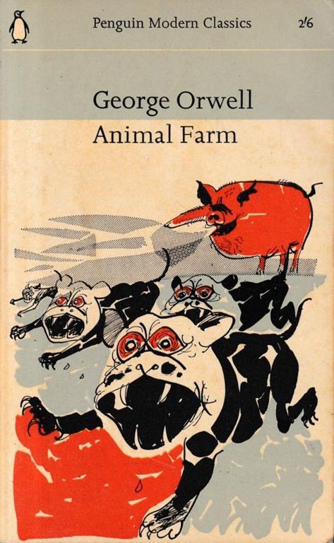 Animal Farm a fairy story - George Orwell - copertina