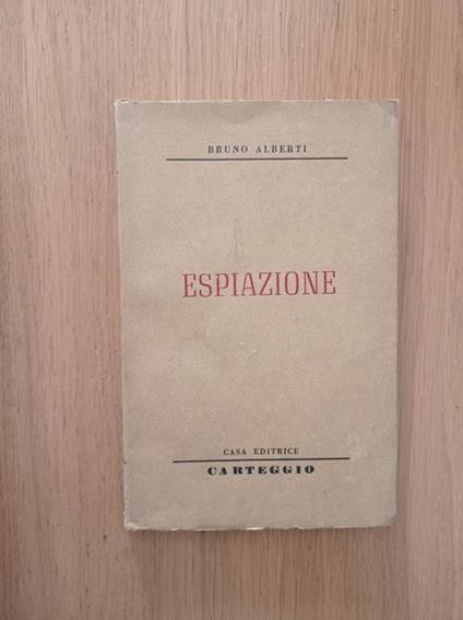 Espiazione - Bruno Albertino - copertina