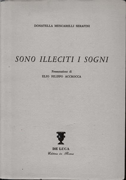 Sono illeciti i sogni - copertina