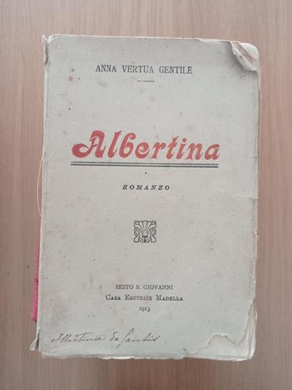 Albertina - Anna Vertua Gentile - copertina